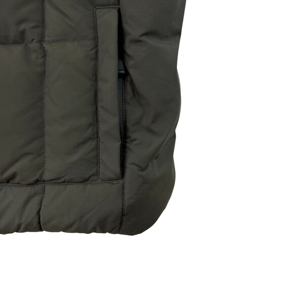 Eddie Bauer Large Down Puffer Vest Jacket Goose Down Green Sleeveless Mens - Picture 10 of 16